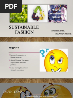 Sustainable Fashion: Mayuri R. Patil - Prajwal V. Nikhar