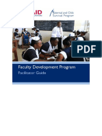 Faculty Development Program For Preservice Instructors