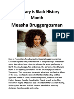 Black History Month - Measha