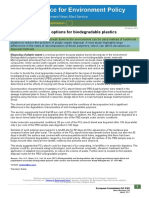 Disposal Options For Biodegradable Plastics