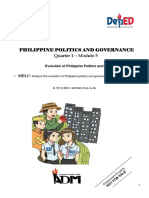 Philippine Politics and Governance Quarter 1 - Module 5