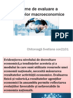 Sisteme de Evaluare a Rezultatelor Macroeconomice