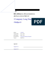 BR100Aeng Engineering Application Setup