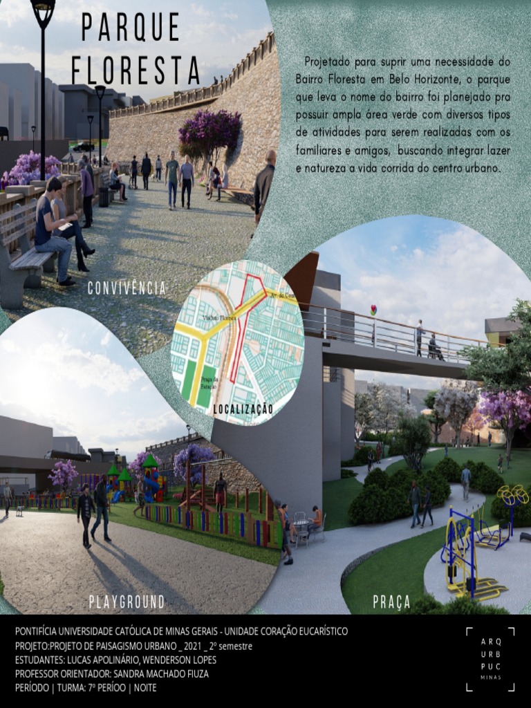 Projeto Paisagismo Urbano Banner Expositivo Lucas Apolinário