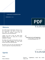 Yaanar Corporate Presentation 21.10.1