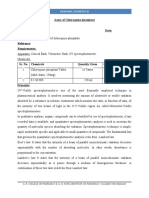 Assay of Chloroquine Phosphate Experiment No.: Date: Aim: To Perform The Assay of Chloroquine Phosphate. Reference: Requirements