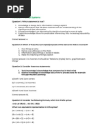 Quizzes: Module 1 - Formal Systems