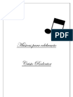 Caderno de músicas para celebração