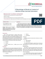 Anatomy and Physiology of Brain in Context of Learning: A Review From Current Literature