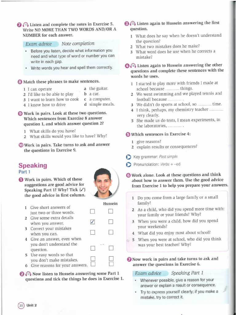 Complete ielts 4 5 unit 1 speaking part 1 pdf