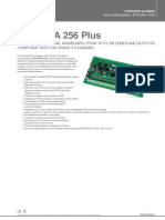 INTEGRA 256 Plus: Alarm Control Panel Mainboard, From 16 To 256 Zones and Outputs, Compliant With The Grade 3 Standard