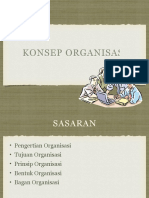 Konsep Organisasi
