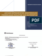 ASUHAN ANESTESI PEDIATRIK