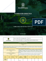 Planeacion Didactica - Formulación y Evaluación de Proyectos