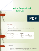 Chemical Properties of Fats&Oil