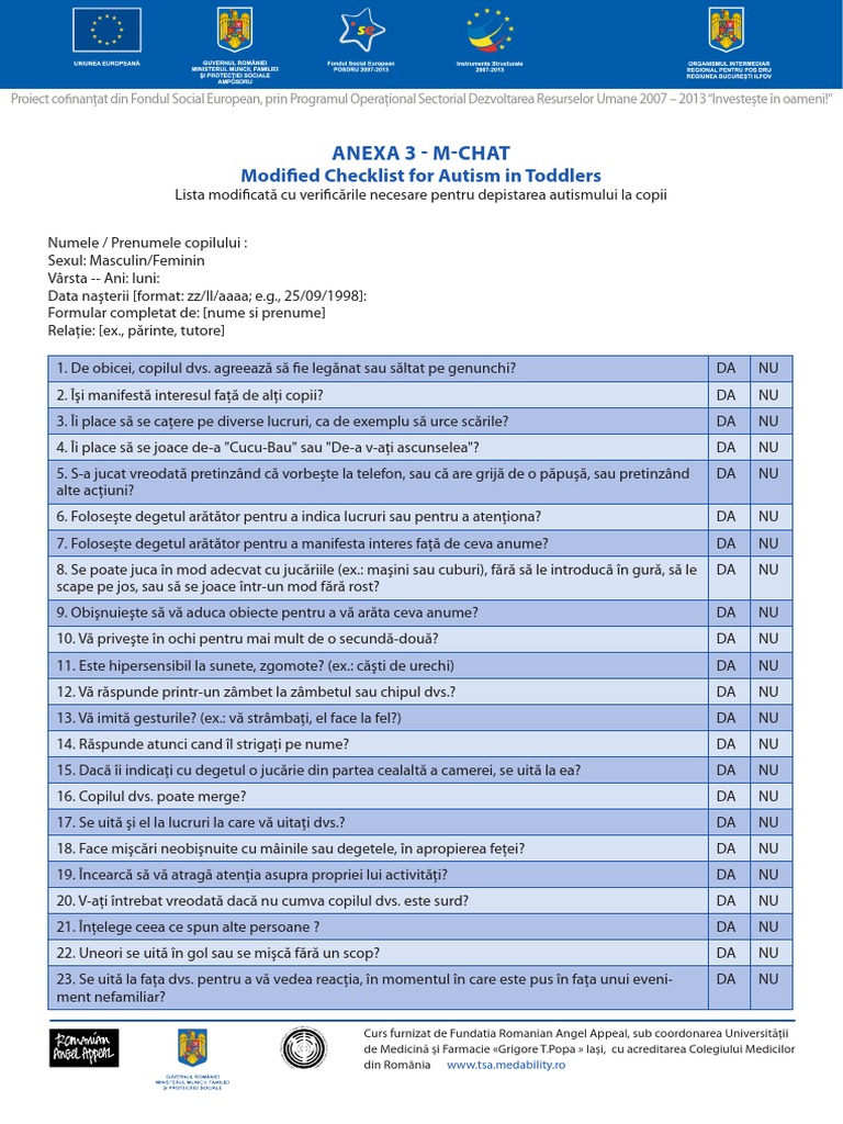 Anexa3 M CHAT PDF