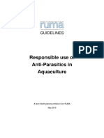 Responsible Use of Anti-Parasitics in Aquaculture: Guidelines