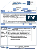 Questionnaire Level EGB Prep Bgu X Area Term Course 1st Teacher Essential Assessment Indicators