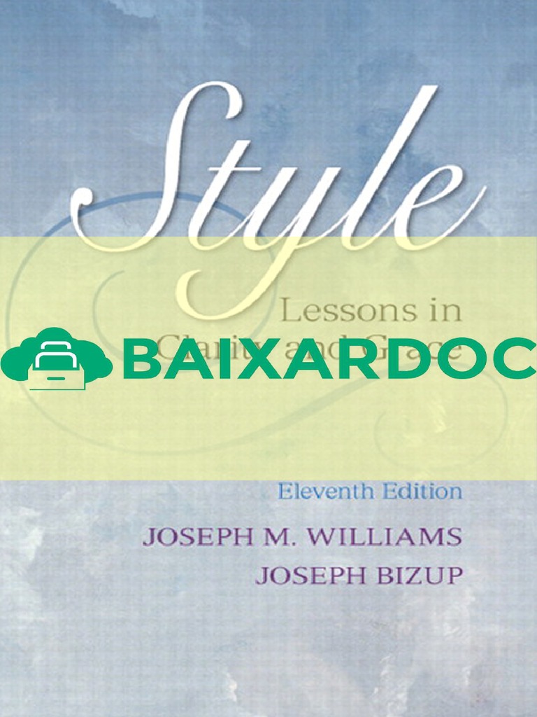 Style Lessons in Clarity and Grace 11th Edition | PDF