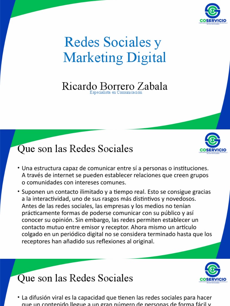 Marketing Digital en Redes Sociales | PDF | Marketing | Publicidad digital