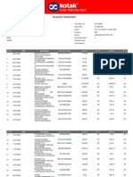 Account Statement Summary