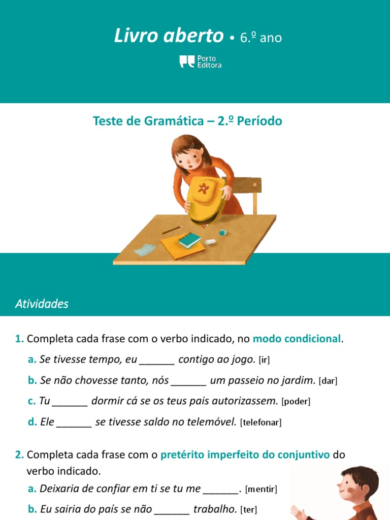 Português - Teste de Gramática 14 de Marçoo, PDF, Assunto (gramática)