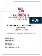 Research Methodology: Emotional Health and Students