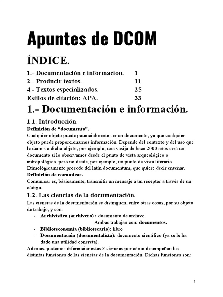 Copia de Apuntes de DCOM | PDF | Ciencias de la Información