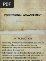 Professional Advancement