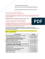 Respuesta A Observaciones Del Programa Arquitectonico