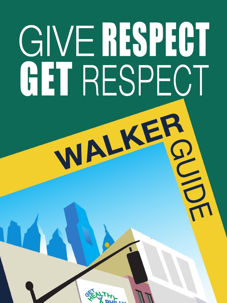Give Respect Handouts Pedestrian Crossing Pedestrian