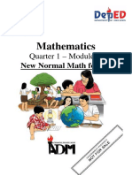 Mathematics: Quarter 1 - Module 4