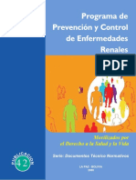 Programa de Prevención y Control de Enfermedades Renales