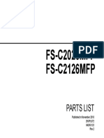 Kyocera Fs c2026mfp c2126mfp Parts