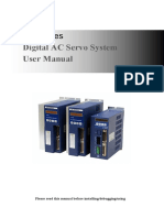 SD Series Digital AC Servo System User Manual Guide