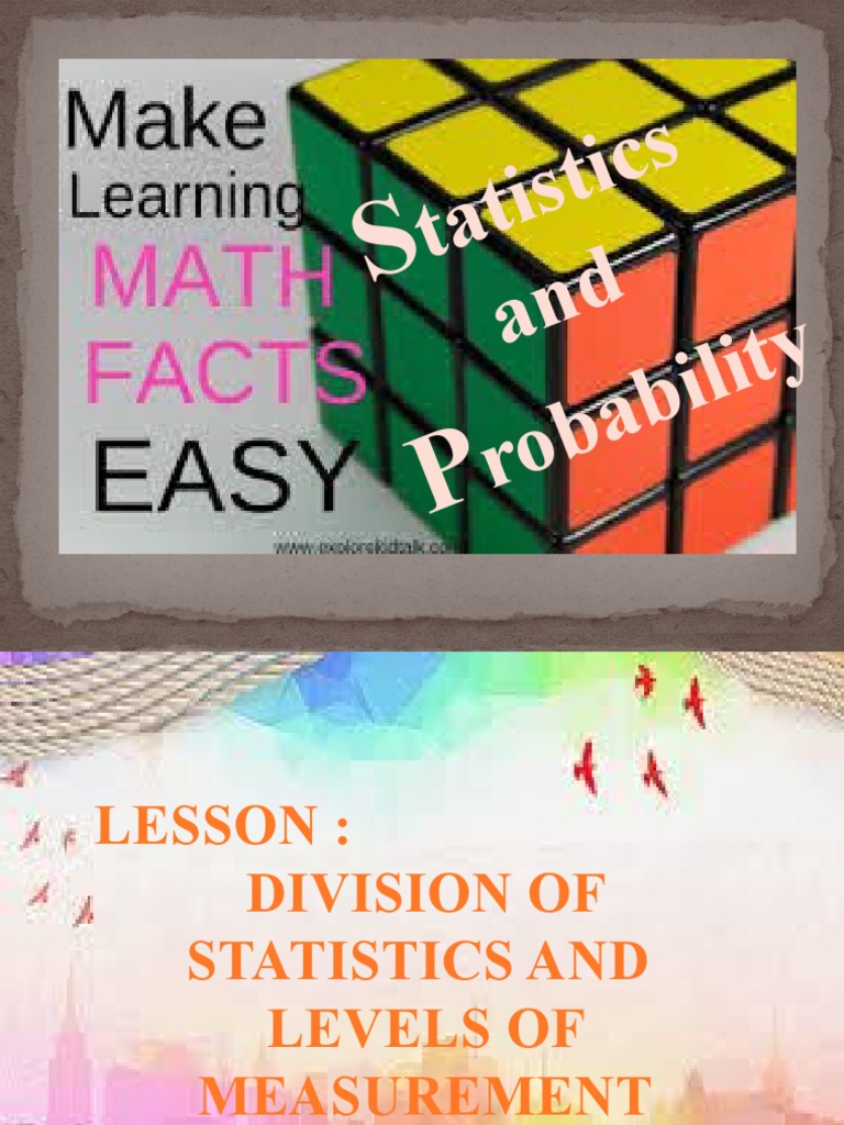 Understanding Statistics: Measurement Levels | PDF | Statistics | Level ...