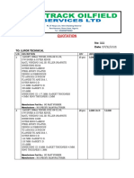 Building Material Quotation for Gaskets, Flanges, Reducers & Pipes