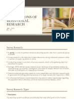 Foundations of Behavioral Research: JMS - 3033 BS - 5