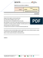 Questão-aula de Física e Química sobre Movimento Circular Uniforme