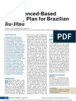 An Evidenced-Based Training Plan For Brazilian Jiu-Jitsu