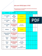 Programarea Săptămânală A Cursurilor CONSTANŢA. Săptămâna 13.09 17.09.2021 1 1