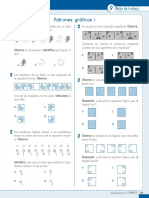 Secuencia de figuras y patrones gráficos