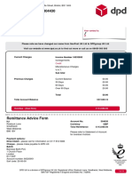 DPD Invoice Sample
