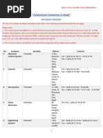 Industrial Automation Companies in Egypt - 19oct2021