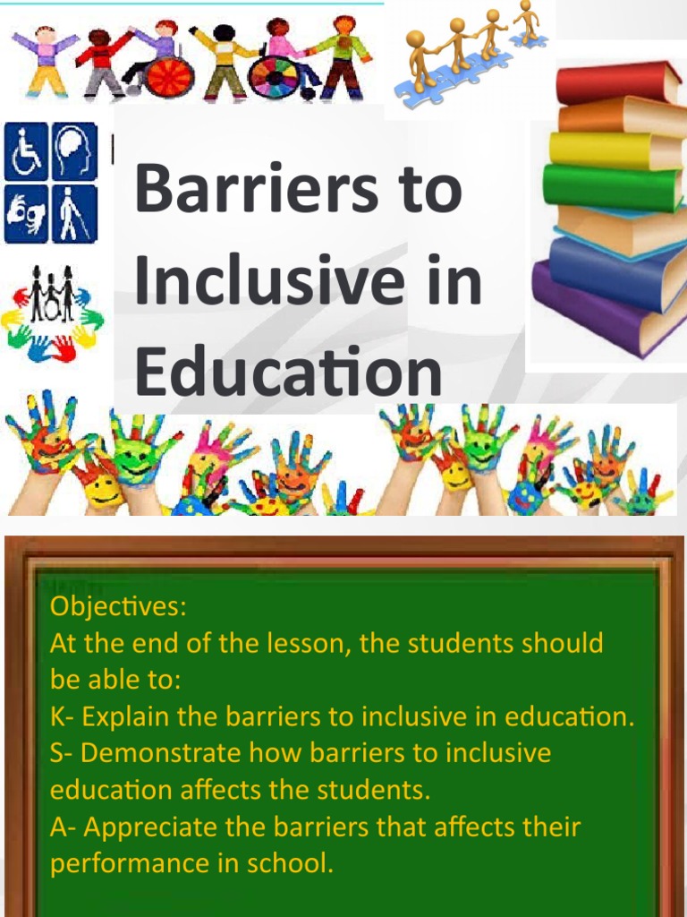Barriers To Inclusive in Education | PDF | Inclusion (Education) | Teachers