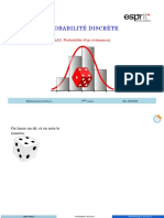 Probabilité d'Un Évènement AA3