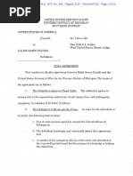 Kaleb Franks Plea Agreement Document