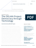 The DELIAN Project: Democracy Through Technology | Clinton Foundation