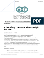 Choosing The VPN That's Right For You - Surveillance Self-Defense