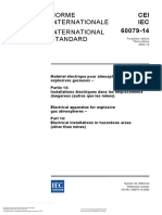 IEC 60079-14 Electrical Apparatus For Explosive Gas Atmospheres - Electrical Installations in Hazardous Areas